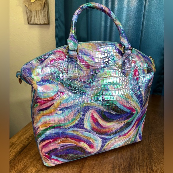 Brahmin NWT Lrg. Duxbury - Elope - Iridescent - Artistic/Whimsical - Picture 7 of 15